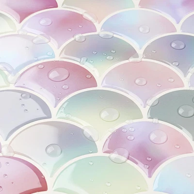 Peel and Stick Backsplash Tile for Kitchen Pink Scallop Bathroom Wall Tiles P... - Image 1 of 4