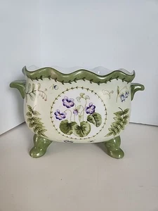 Fern Bowl "Fern Mist"  Andrea By Sadek Suzanne Nicoll - Picture 1 of 4