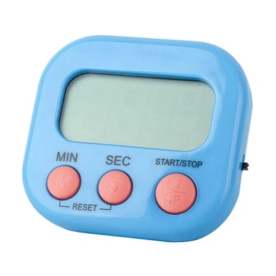 Large LCD Digital Kitchen Cooking Timer Count Down Up Clock Loud Alarm Magnetic - Image 1 of 4