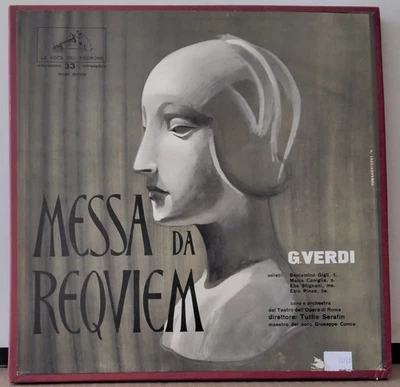 HMV QALP. 10016/17 VERDI, SERAFIN, CANIGLIA, GIGLI Messa Da Requiem Italy 2LP's - Image 1 of 4