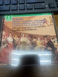CD Ravel Bolero Rapsodie Espagnole Erato Chicago Symphony Orchestra Barenboim - Foto 1 di 1