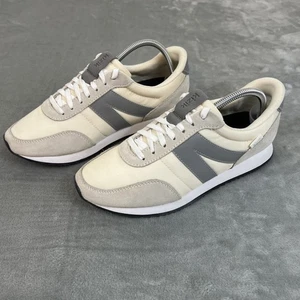 Kizik Milan Athletic Running Shoes Men’s 9 Women 10.5 White Grey Off White - Picture 1 of 8