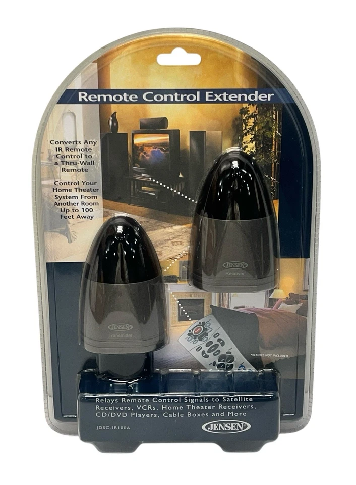 NEW! Jensen IR Remote Control Extender JDSC-IR100A Receiver Transmitter - Sealed - Image 1 of 4