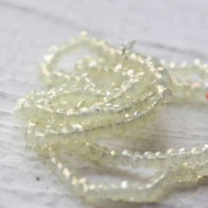 Cuentas de cristal pequeñas de una hebra - torreta facetada 2,5x1,5 mm (G3#69) - Imagen 1 de 1