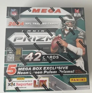 2024 Panini Prizm Football Trading Cards Mega Box - IN HAND - Bulk Available - Picture 1 of 2