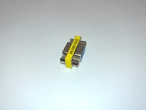 VGA Double Female Cable Coupler Gender Changer PC Computer Monitor Connector - Picture 1 of 5