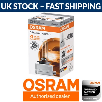 Osram Xenarc D1S Xenon HID Car Bulb (Single) 66140 - Image 1 of 4
