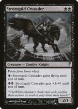 Stromgald Crusader Coldsnap HEAVILY PLD Black Uncommon MAGIC MTG CARD ABUGames