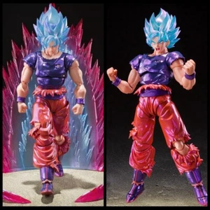 SHF Dragon Ball Super Saiyan God Blue Son Goku Kaiouken Action Figure Toy Box KO - Picture 1 of 7