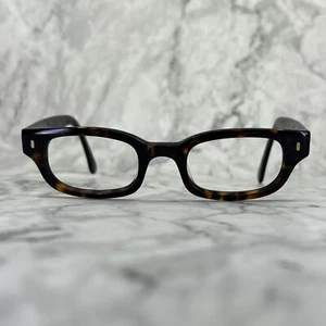 Calvin Klein CK4009 4 Eyeglasses Oval Brown Tortoise Full Rim Frames 46-22-145 - Picture 1 of 12