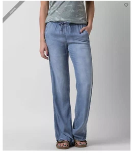 NEW BKE Tatum Jeans Womens Size Small Elastic Waist Chambray Tencel $55 Comfy  - Picture 1 of 12