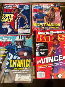 2000 SPORT ILLUSTRIERT FÜR KINDER 4er-Set - Vince Carter George Marion - ungeschnitten - Bild 1 von 7