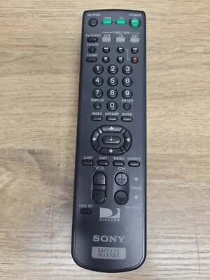 Genuine Sony RM-Y139 Remote Control For TV Video VCR DirecTV Satellite Receiver - Image 1 of 4