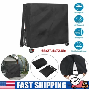 Ping Pong Table Cover Outdoor Waterproof,Table Tennis Cover Fits Both Folding Ta - Picture 1 of 13