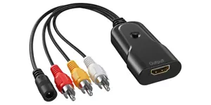 Premium Composite RCA To 720p 1080p HD Converter - Picture 1 of 6