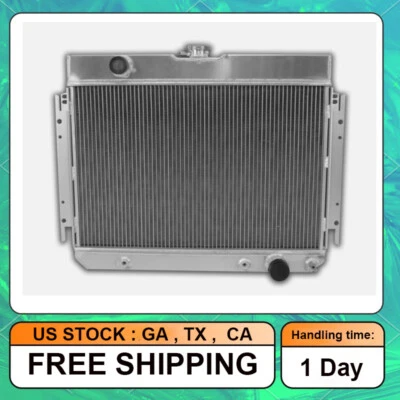 3ROW Engine Cooling Radiator For 1963-1968 Impala Chevrolet Impala Bel Air V8 AT - Image 1 of 4