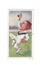 John Player Cigarette Card Cricketers Caricatures 1926 No.10 - Mr A.E.R Gilligan
