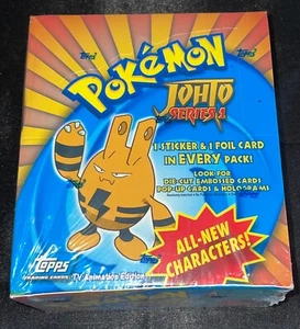 Pokemon Cards - Topps Johto Series 1 - Booster Box Sealed - Picture 1 of 8