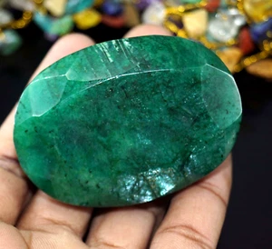 GIE Certified 610.25 Ct Natural Colombian Green Emerald Oval Cut Loose Gemstone - Picture 1 of 6