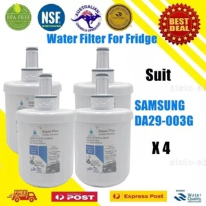 4 X SAMSUNG DA29-00003G Fridge Water Filter GLACIER FRESH GF-03G Replacement - Picture 1 of 5