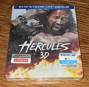 Hercules 3D 3-Discs Bluray Steelbook Future Shop Limited Edition Canada NEW - Picture 1 of 3