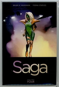 SAGA TRADE PAPERBACK VOLUME 4, BRIAN K. VAUGHA, FIONA STAPLES, 144 Pg BEAUTIFUL - Picture 1 of 1