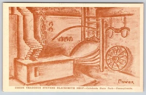 Vintage in Thaddeus Stevens Schmiede Pennsylvania, Caledonia St Prk c1915 - Bild 1 von 4