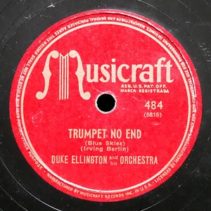 DUKE ELLINGTON It Shouldn't Happen To A Dream / Trumpet No End 78 MUSICRAFT 484 - Picture 1 of 2