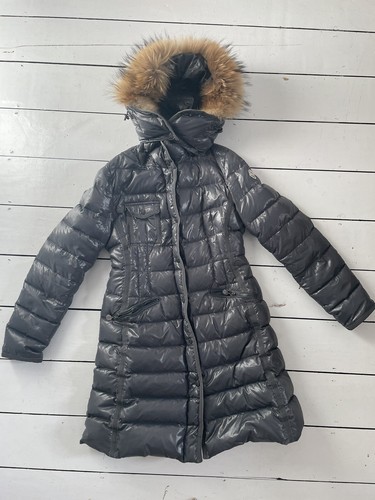Cappotto originale Moncler Hermifur taglia 2 ROPP £1520