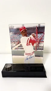 Eric Davis Signed Cincinnati Reds 8x10 Photo with Frame & COA JSA Authenticated - Picture 1 of 8