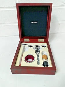 Brandani Wine / Drink Set - Corkscrew, Thermometer, Pourer & Drip Ring. Unused. - Picture 1 of 10