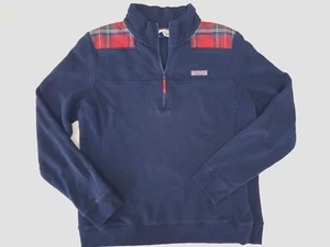 Vineyard Vines Martha’s Vineyard Women’s L Pullover Jacket 1/4 Zip Navy Blue - Picture 1 of 12