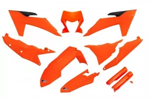 kit plastiche carene Ktm Exc 150 250 300 350 450 500 2024 FLUO con portafaro - Foto 1 di 1