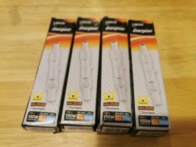 4 x 78mm R7s 120W = 150W Energizer Halogen Floodlight Security Linear Bulb 240V - Image 1 of 2