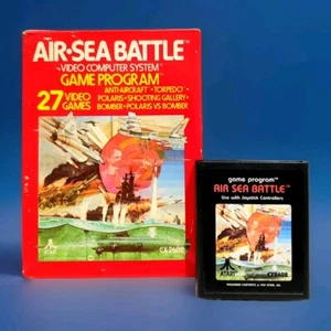 Air Sea Battle Atari 2600 Lot Game Vintage 1977 CX2602 CIB w/Box TESTED CX-2602 - Picture 1 of 4