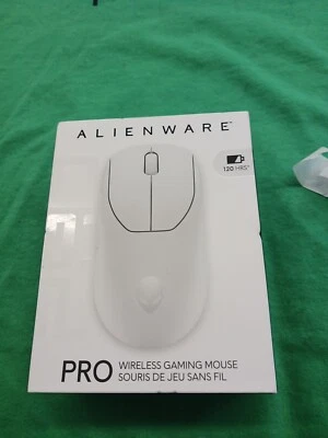 Alienware Pro Wireless Gaming Mouse - Lunar Light Sealed 26k DPI 6 Button New - Image 1 of 4