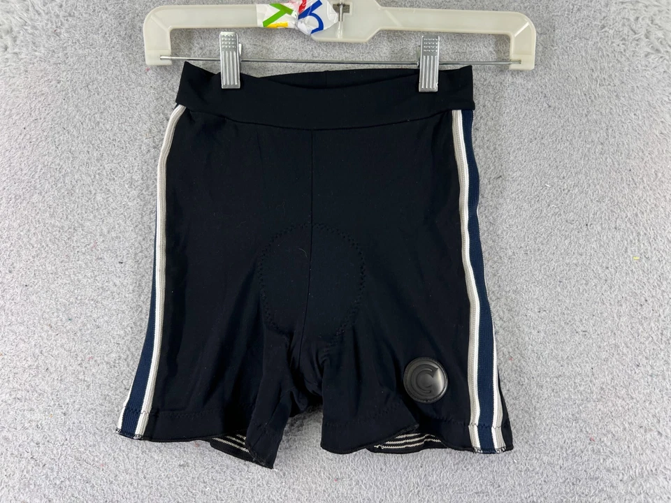 Pantalones Cortos de Ciclismo VINTAGE Adultos Pequeños Acolchados Mezcla de Poliéster Jersey Tela Acolchada Foto 1 de 4