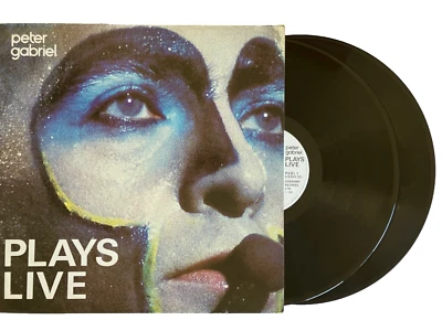 Peter Gabriel Vinyl Record Plays Live Double LP UK Pressing 1983 - Image 1 of 4
