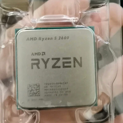 AMD Ryzen 5 2600X 3.60GHz Processor Ryzen 5 2600 3.4GHz Processor Socket AM4 CPU - Image 1 of 2