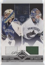2011 Limited Brothers In Arms Materials /199 Roberto Luongo Cory Schneider HOF