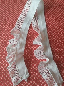 Tour de COIFFE ancien  main dentelle#Kappe - Picture 1 of 3