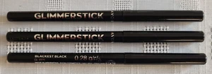 3 x Avon Glimmerstick Eyeliners In *Blackest Black* Brand New Stock - Picture 1 of 1
