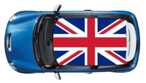 Union Jack Reino Unido Bandera 48" x 72" Mini Cooper Techo Vinilo Calcomanía Adhesiva Envoltura #443 - Imagen 1 de 6