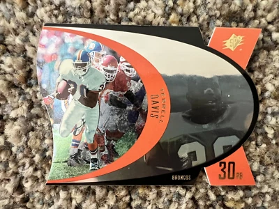 1996 Upper Deck SPX RC Terrell Davis #SPX24 Broncos Football Die-Cut Card - Image 1 of 2