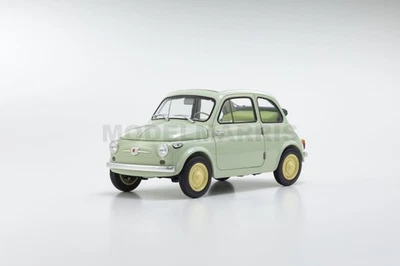 KYOSHO KY8966LG KYOSHO FIAT 500 D CABRIOLET OPEN 1960 VERDE CHIARO 1/18 - Immagine 1 di 4