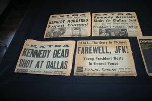 Kennedy Assassination Newspaper Lot - San Diego Union Nov 1963 - Picture 1 of 7