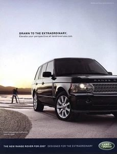 2007 Land Rover: Drawn To Extraordinary Vintage Print Ad - Foto 1 di 1