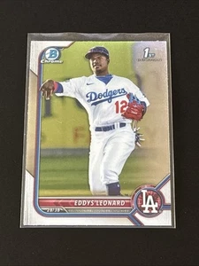 2022 Bowman Chrome Baseball - #BCP-57 Eddys Leonard (RC) Rookie - L.A. Dodgers - Picture 1 of 2