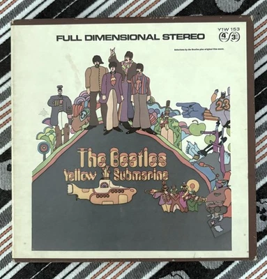 The Beatles Yellow Submarine Reel to Reel Tape - 1968 - Apple- Very Nice!! Foto 1 de 4