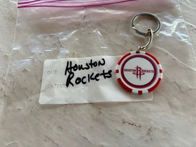 Houston Rockets Key Chain Houston Rockets Logo New Red - Image 1 of 4
